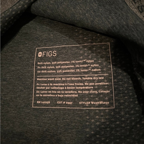 FIGS Salta CRB Caribbean Blue NWOT M - Picture 4 of 4